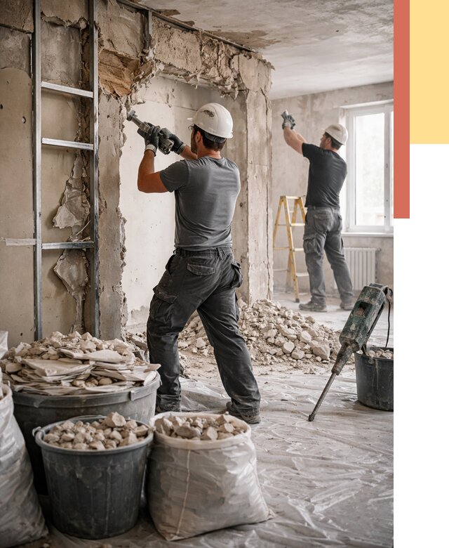 Демонтажные работы в Артеме от 2799 руб. — услуги и цена под ключ | ОТДЕЛОЧНИК-Арт