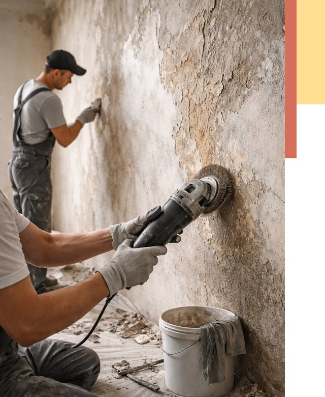 Снятие и удаление краски со стен в Артеме от 2177 руб. — ОТДЕЛОЧНИК-Арт