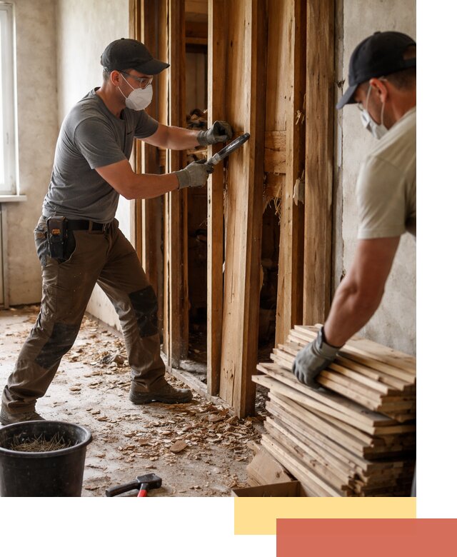 Демонтаж деревянных перегородок в Артеме быстро и аккуратно