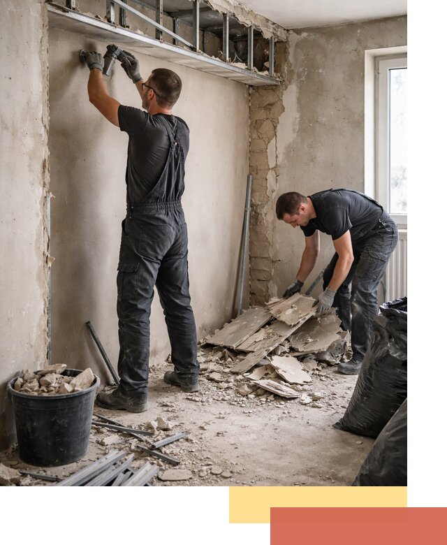 Демонтаж короба из гипсокартона в Артеме быстро и аккуратно