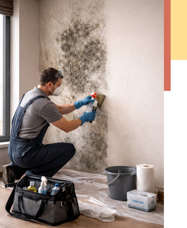 Удаление плесени со стен в Артеме от 2229 руб. — быстро и недорого | ОТДЕЛОЧНИК-Арт