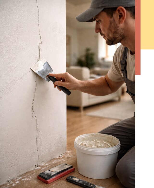 Заделка трещин и сколов в Артеме от 2540 руб. — быстро и недорого | ОТДЕЛОЧНИК-Арт