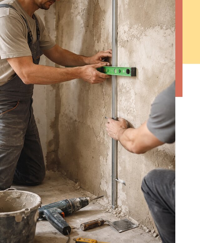 Установка штукатурных маяков в Артеме от 7257 руб. — быстро и недорого | ОТДЕЛОЧНИК-Арт