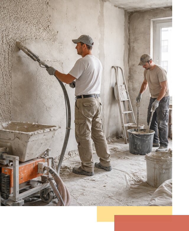 Машинная штукатурка стен в Артеме — быстро и качественно