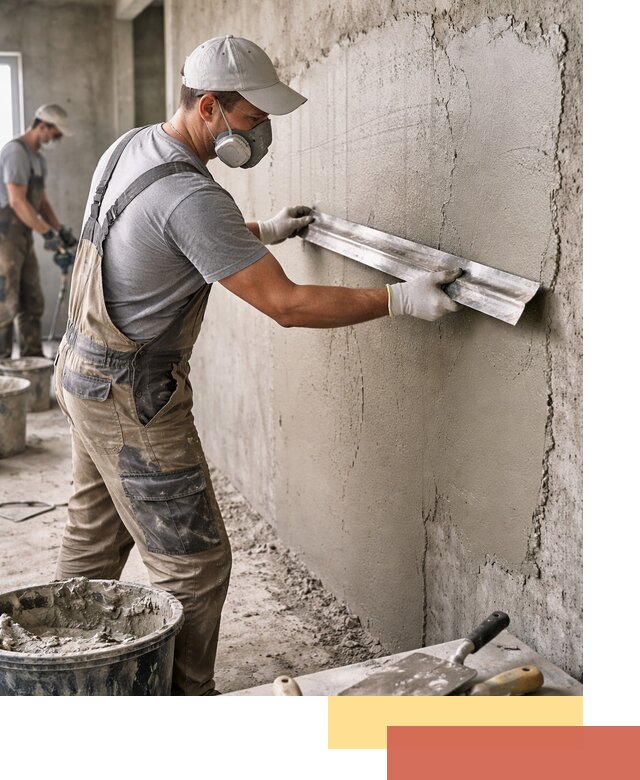 Штукатурка бетонных стен в Артеме качественно и долговечно