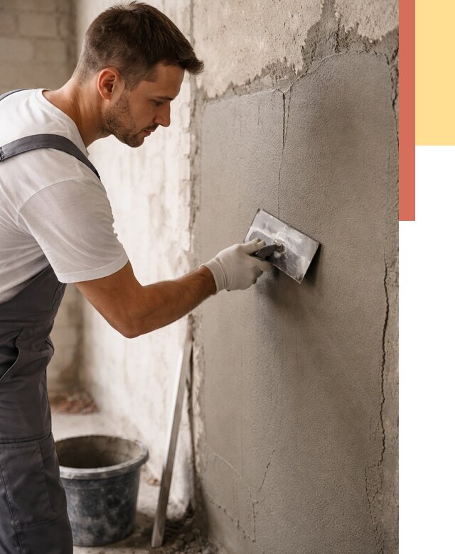 Штукатурка стен под плитку в Артеме от 4354 руб./м2 — выравнивание под плитку | ОТДЕЛОЧНИК-Арт
