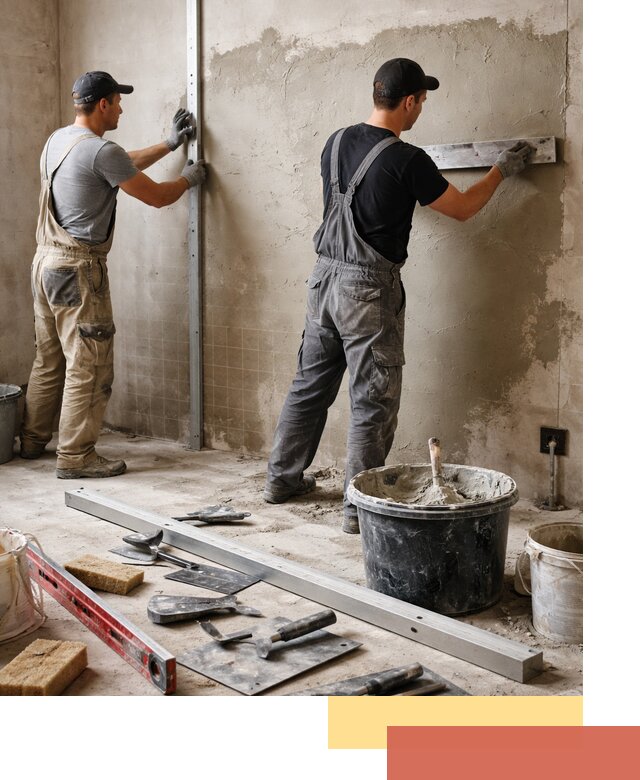 Профессиональная штукатурка стен под плитку в Артеме
