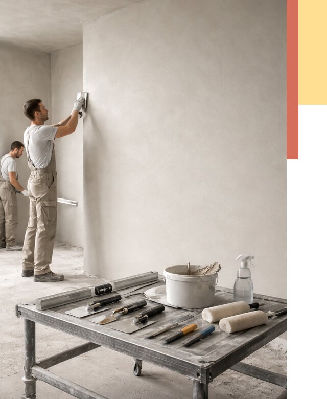 Штукатурка стен под покраску в Артеме от 4665 руб./м² — качественно и недорого | ОТДЕЛОЧНИК-Арт