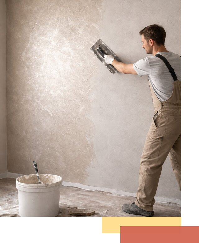 Декоративная штукатурка «Мокрый шелк» под ключ в Артеме