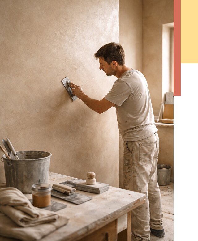 Марокканская штукатурка таделакт в Артеме под ключ от 4354 руб. | ОТДЕЛОЧНИК-Арт
