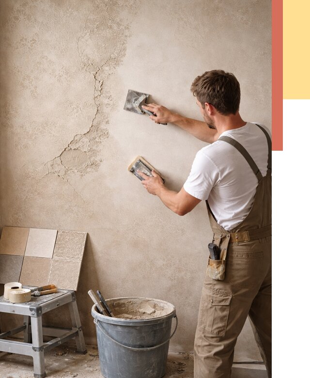 Ремонт декоративной штукатурки в Артеме от 4665 руб. под ключ | ОТДЕЛОЧНИК-Арт