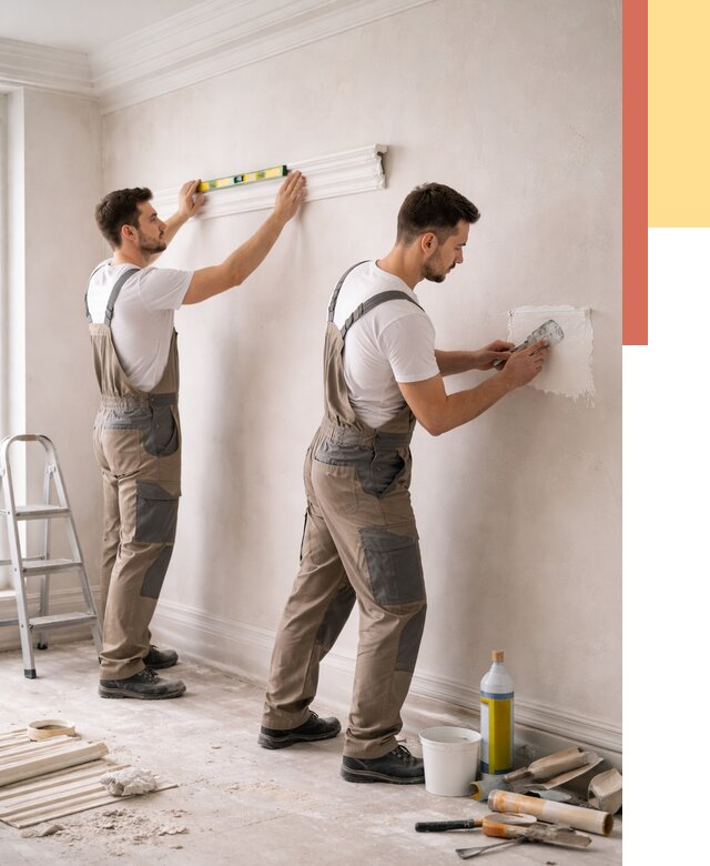 Монтаж лепнины на стены в Артеме от 4665 руб. — недорого, быстро | ОТДЕЛОЧНИК-Арт