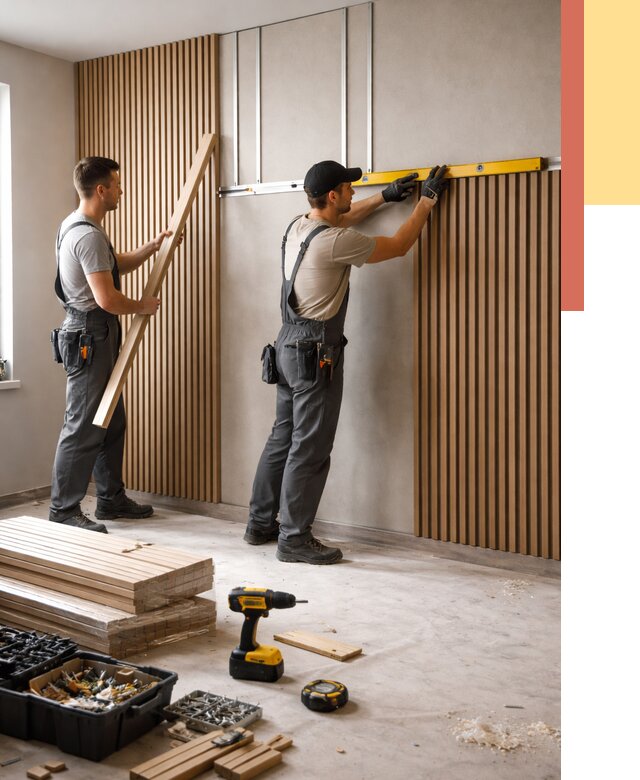 Монтаж реечных панелей на стены в Артеме от 1244 руб. — быстро и недорого | ОТДЕЛОЧНИК-Арт