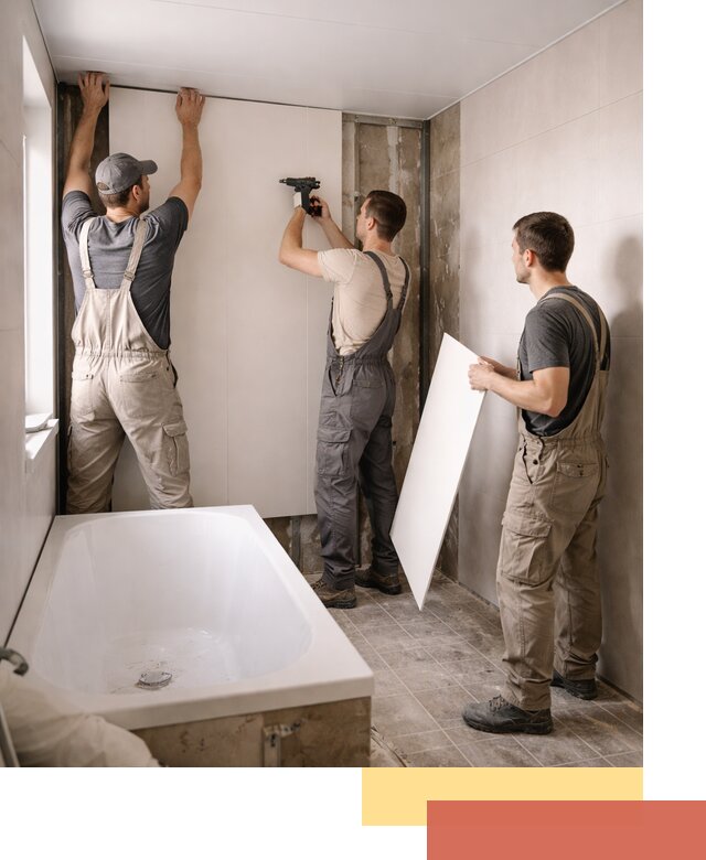 Отделка ванной панели ПВХ профессионально в Артеме