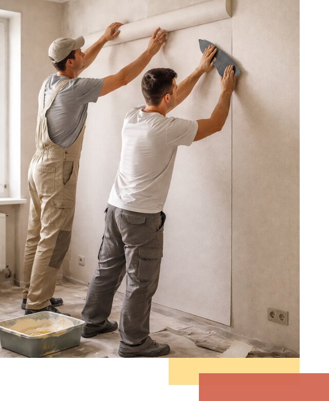 Поклейка виниловых обоев в Артеме профессионально и качественно