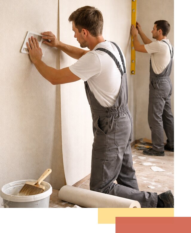 Поклейка бумажных обоев в Артеме качественно и недорого