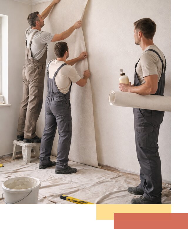 Оклейка стен обоями в Артеме — качественно и профессионально