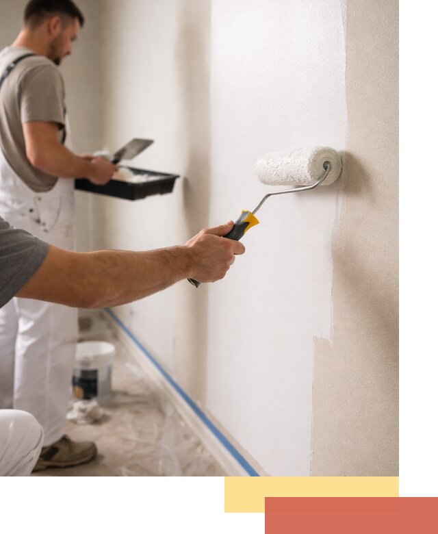 Покраска стен акриловой краской профессионально в Артеме