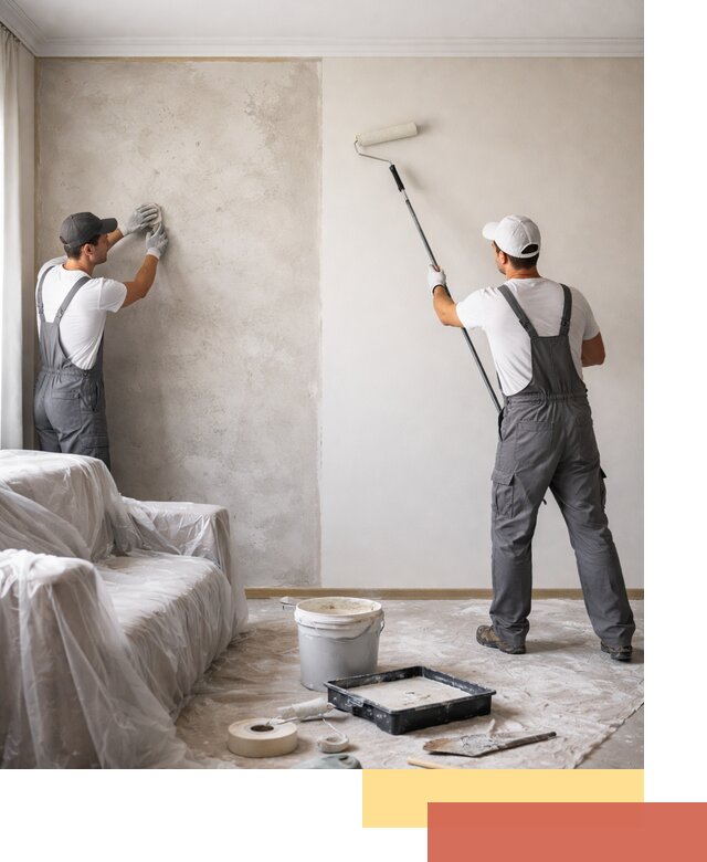 Покраска стен антивандальной краской в Артеме