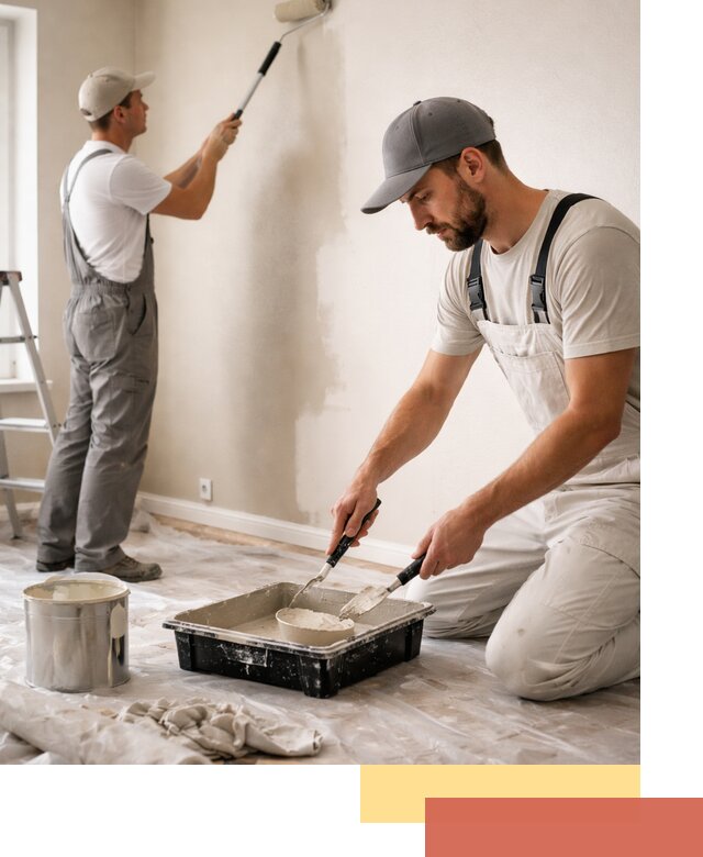 Покраска стен в квартире в Артеме — профессионально и аккуратно