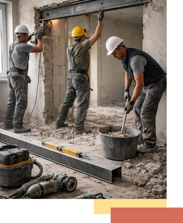 Создание проемов в стенах и несущих конструкциях в Артеме