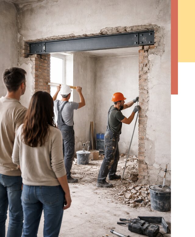 Усиление проема в стене в Артеме от 9849 руб. — усиление дверного проема металлоконструкцией | ОТДЕЛОЧНИК-Арт