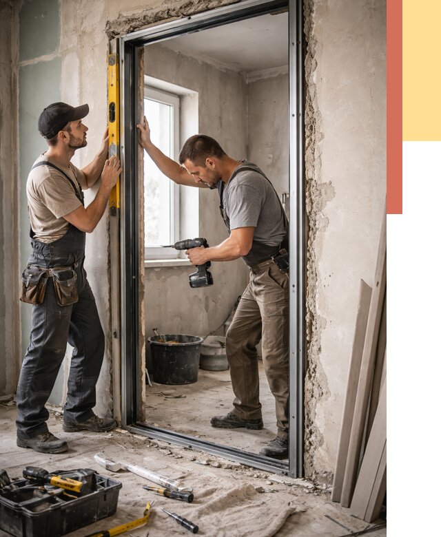 Закладка дверного проема в Артеме от 3628 руб. — быстро и недорого | ОТДЕЛОЧНИК-Арт