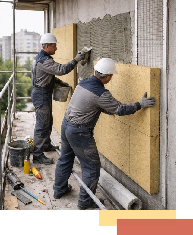 Утепление стен зданий и домов в Артеме качественно и надежно