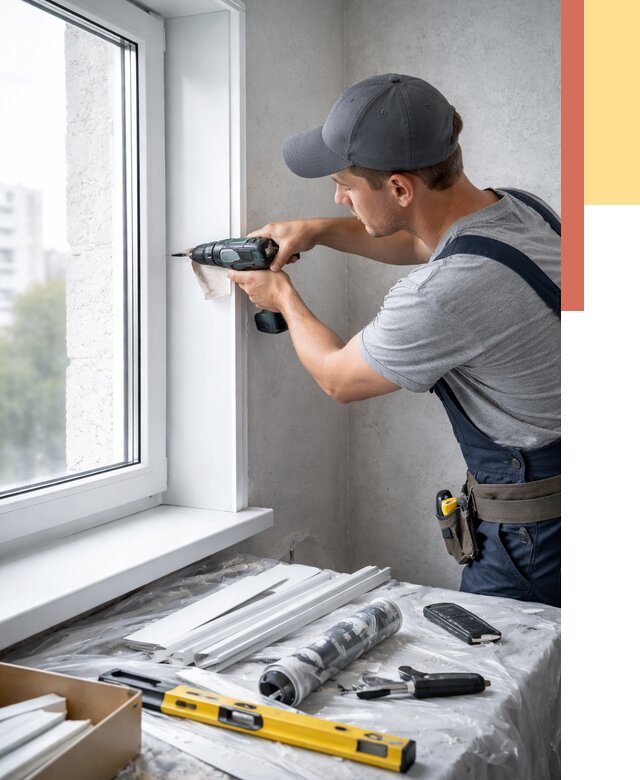 Установка пластиковых откосов в Артеме от 2333 руб. | ОТДЕЛОЧНИК-Арт монтаж, быстро и недорого