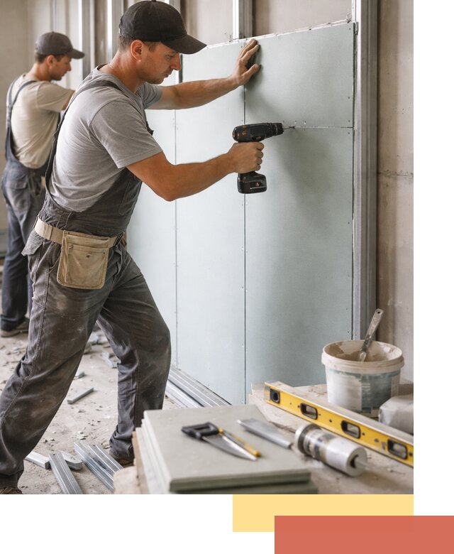 Кладка влагостойких перегородок ПГП в Артеме