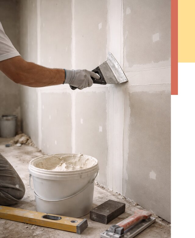 Шпаклевка перегородок из гипсокартона в Артеме от 2592 руб. — услуги ОТДЕЛОЧНИК-Арт