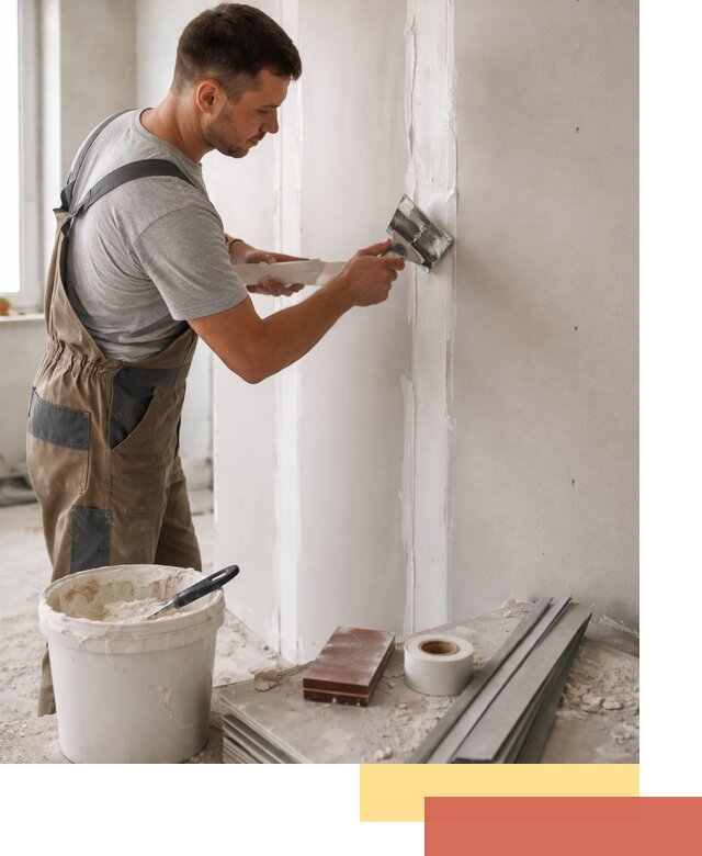 Шпаклевка перегородок из гипсокартона в Артеме качественно и быстро