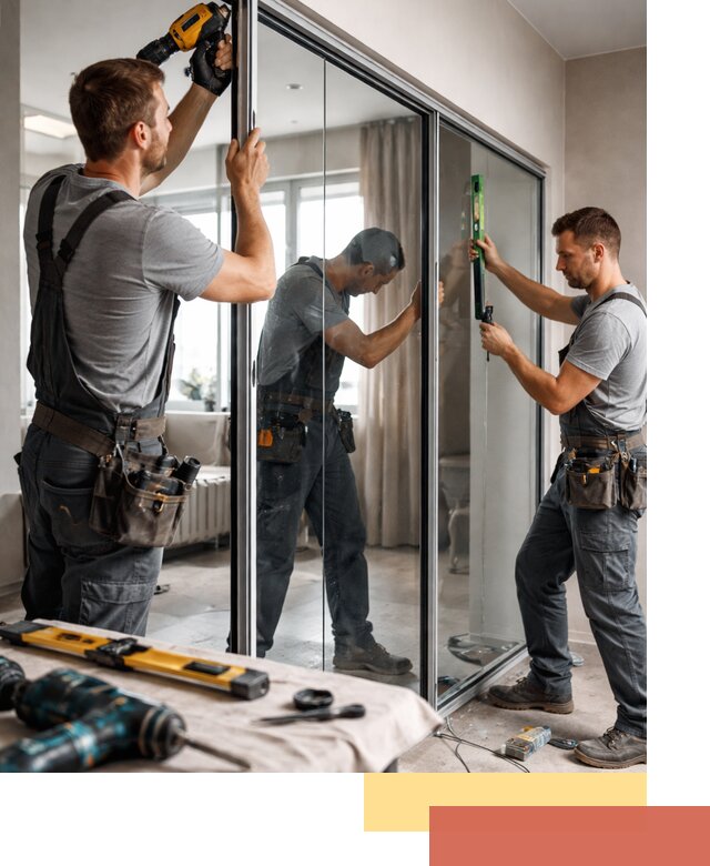 Каркасные стеклянные перегородки под ключ в Артеме