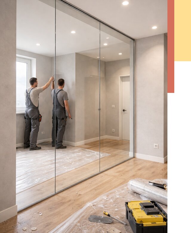 Безрамные стеклянные перегородки в Артеме — монтаж от 9849 руб. | ОТДЕЛОЧНИК-Арт