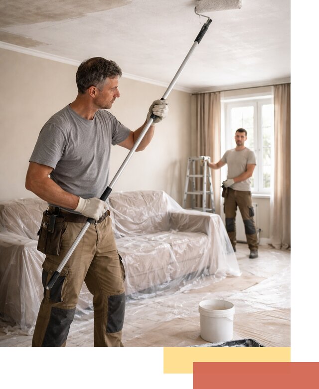 Грунтовка потолка в Артеме — подготовка под покраску и отделку