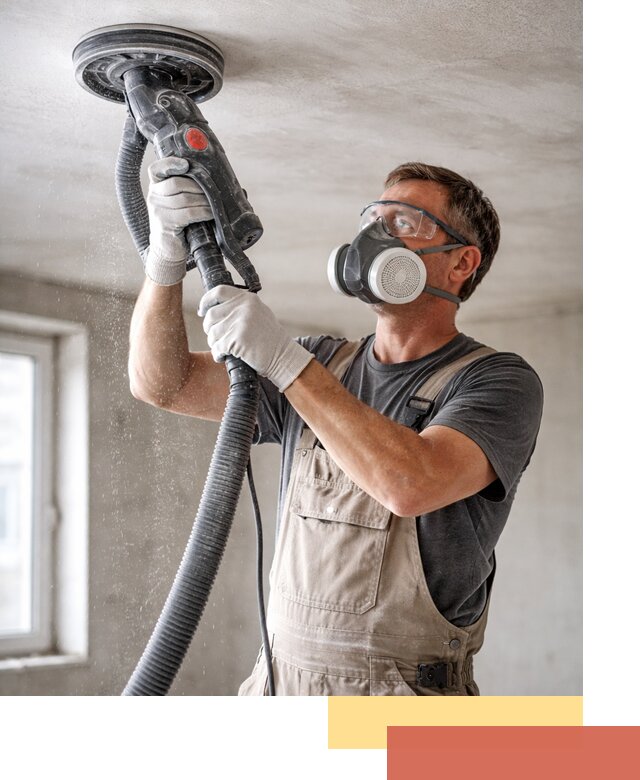 Шлифовка потолка в Артеме — качественная подготовка под отделку