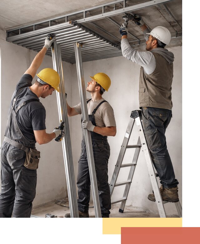 Монтаж реечного потолка под ключ в Артеме