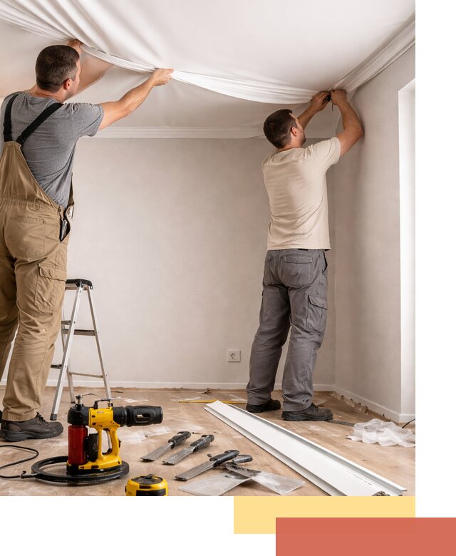 Монтаж ПВХ натяжного потолка в Артеме качественно и быстро