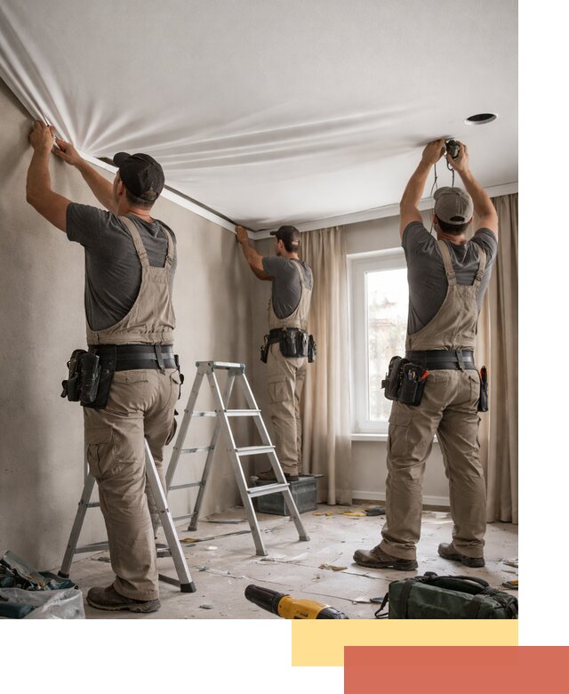 Монтаж матового натяжного потолка в Артеме качественно и быстро