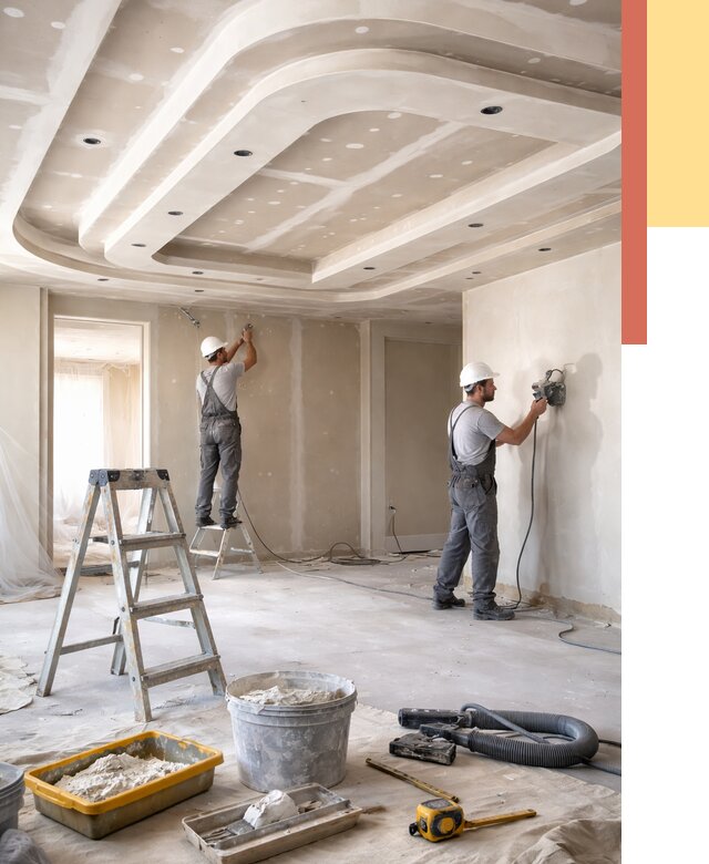 Многоуровневый потолок из гипсокартона в Артеме от 778 руб. под ключ | ОТДЕЛОЧНИК-Арт