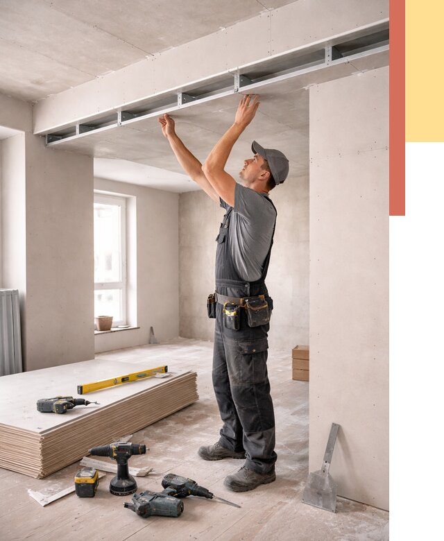 Потолок из гипсокартона с нишей в Артеме от 1296 руб. под ключ | ОТДЕЛОЧНИК-Арт