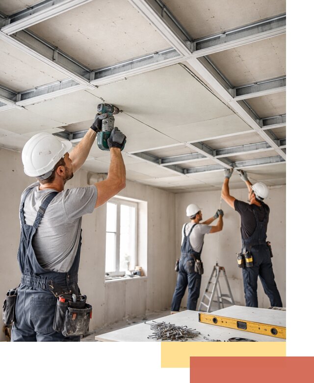 Кессонный потолок из гипсокартона под ключ в Артеме