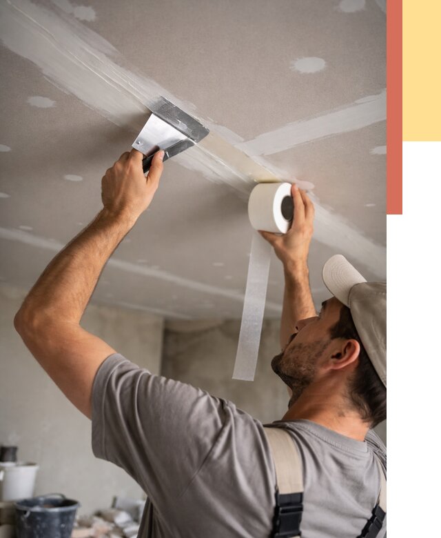 Обработка швов потолка ГКЛ в Артеме от 7775 руб. под ключ | ОТДЕЛОЧНИК-Арт
