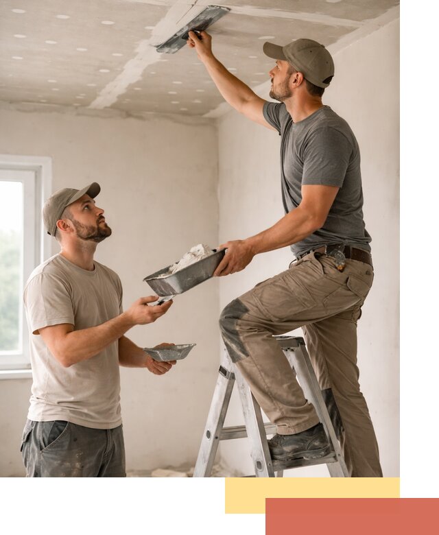 Шпаклевка потолка из гипсокартона в Артеме качественно и быстро