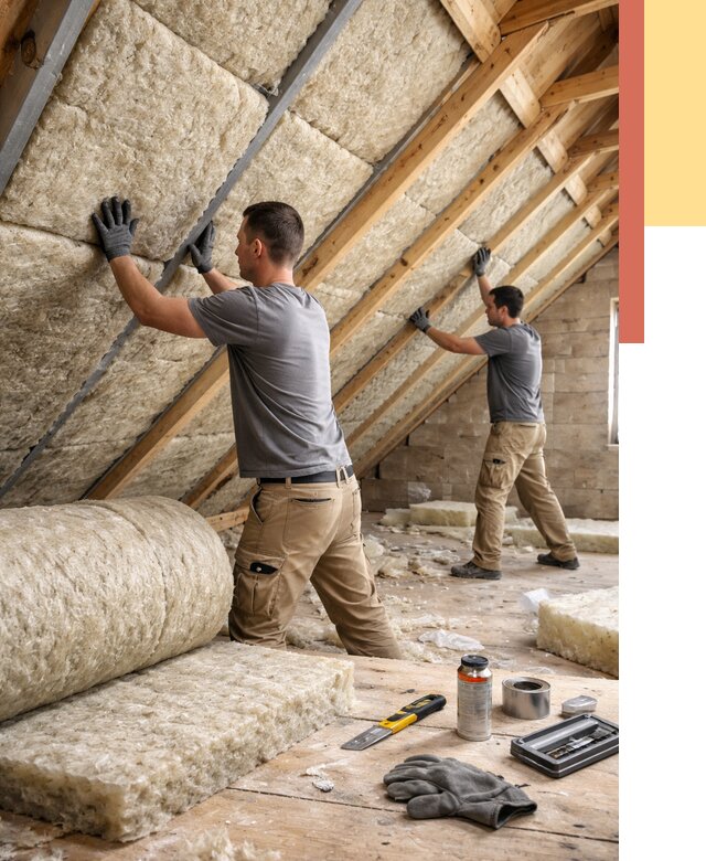 Утепление потолка минватой в Артеме от 1503 руб. — быстро и недорого | ОТДЕЛОЧНИК-Арт