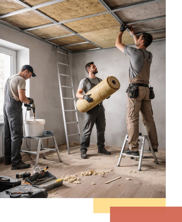 Шумоизоляция потолка в Артеме: профессиональный монтаж и отделка