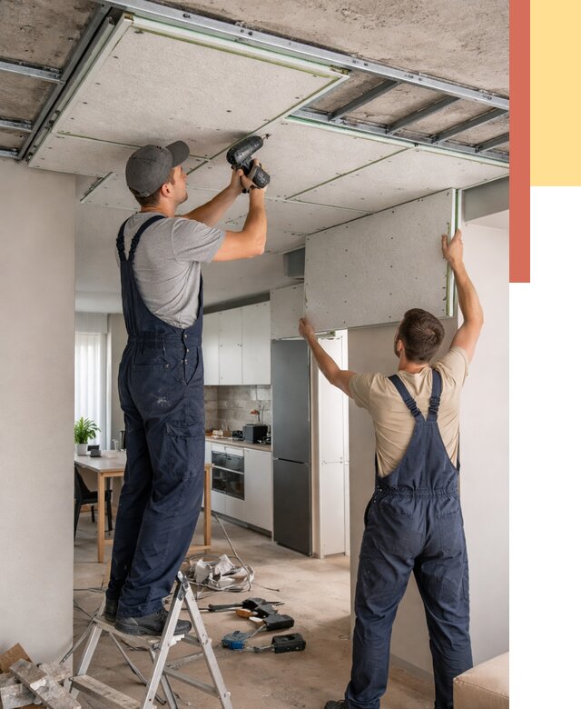 Шумоизоляция потолка панелями зипс в Артеме от 1918 руб. под ключ | ОТДЕЛОЧНИК-Арт